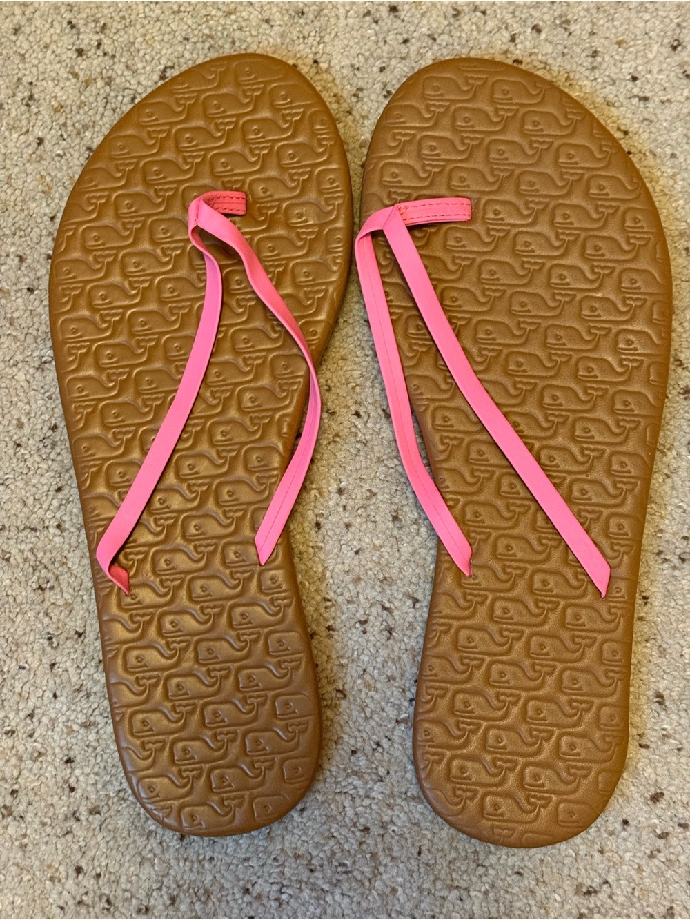 New Vineyard Vines Pink Strap Flip Flops Women’s Size 9